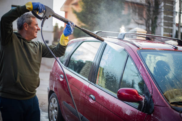 Garage Pressure Washing